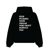 Image 1 of SFWNWDSY* HOODIE - MIDNIGHT/ ASH