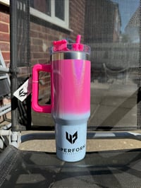 Image 4 of Hydrate UPerform 40z Bottle- Pink Sky Fade