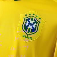 Image 6 of Brazil Retro 2006 Home Jersey
