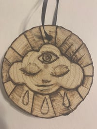 Image 3 of Wood Burned Pyrography Ornaments