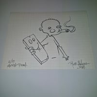 Image 2 of Ed edd and eddy hand done sketch A/P blotter sheet