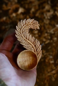 Image 3 of Curly Fern leaf Coffee Scoop-