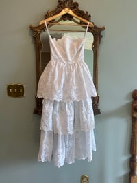 Image 2 of 1980s Flirtations Eyelet Mini