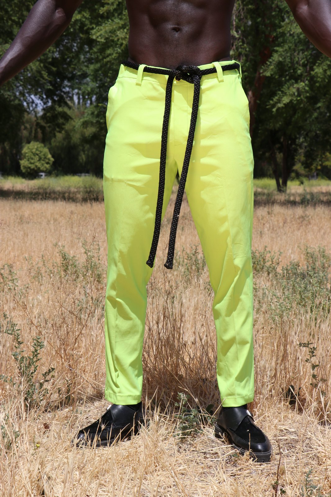 No-Tribe Clothing — The kendu pants - neon green