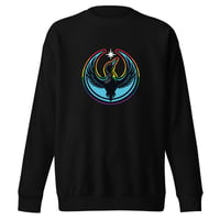 Image 1 of Minnesota Rebel Loon - Rainbow Crewneck Sweatshirt