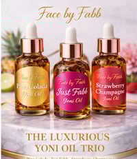 Image 3 of Piña colada, just Fabb & strawberry champagne yoni oil oil trio