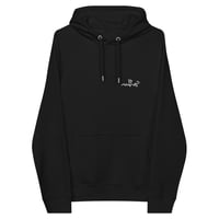 Image 1 of Unisex eco raglan EMBROIDERY SHAW LOGO hoodie