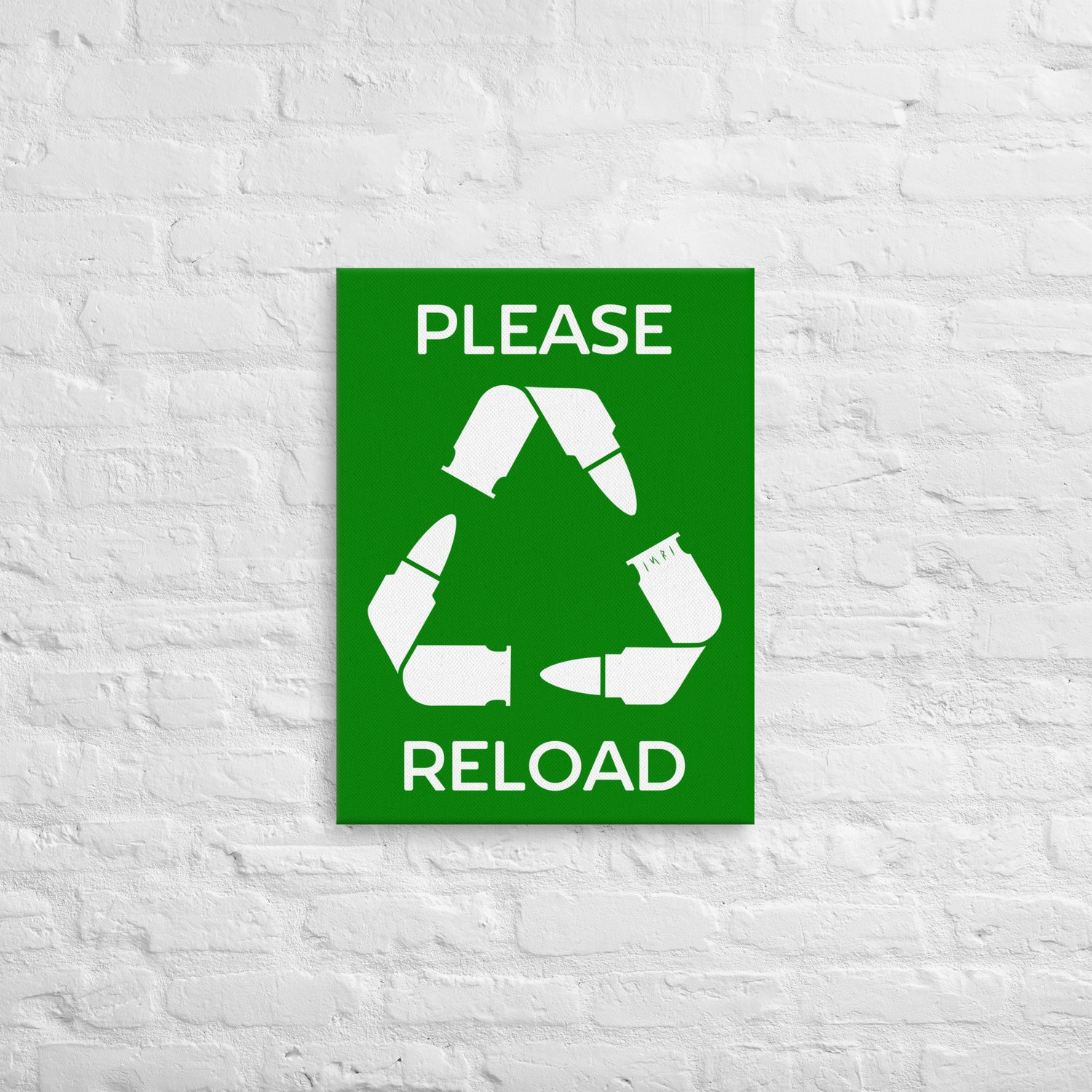 Image of "Please Reload" - Stretched Canvas Wall Art
