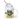 Stags White glossy mug