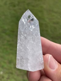 Image 6 of Crackle Quartz Crystal Tower #1487