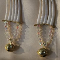 Image 3 of 3 tier Bell Dentalium Earrings