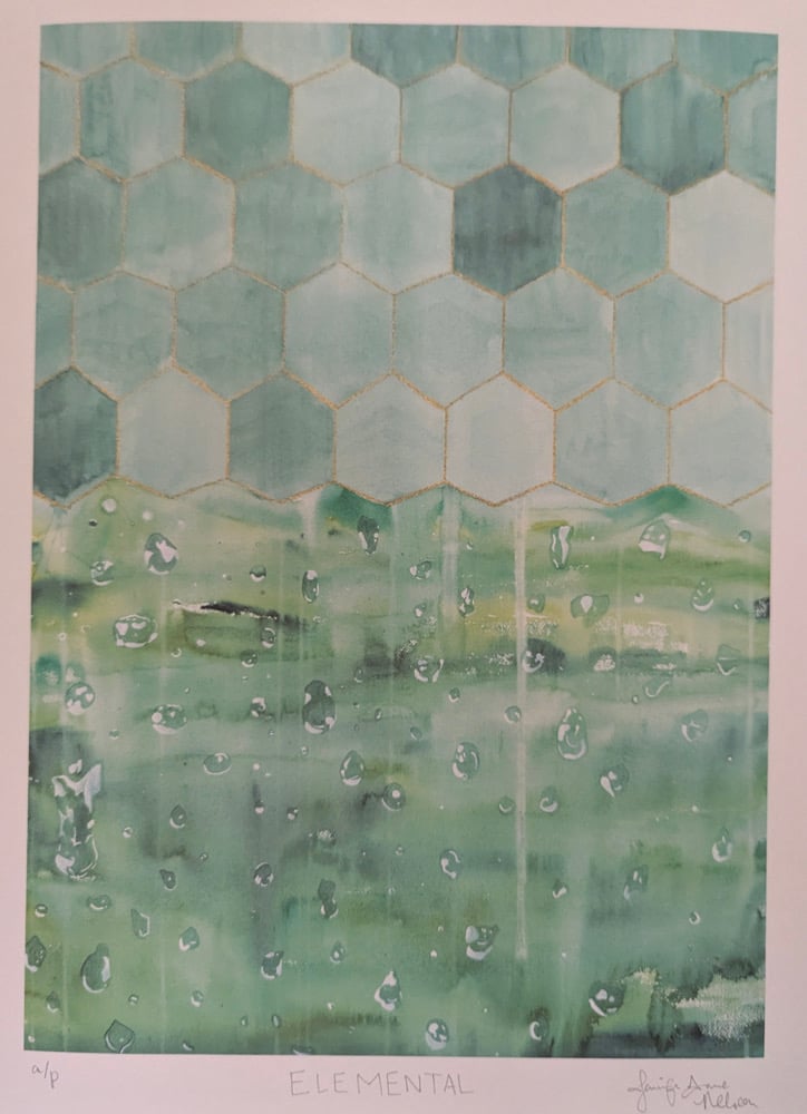 Image of 11 x 14 Artist Proof: Elemental Archival Print