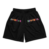 Image 1 of RUOK2DAY CUTOUTS SHORTS - BLACK