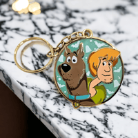 Image 1 of Shaggy & Scooby keychain