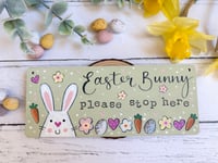 Image 1 of Easter Bunny Small Plaque 
