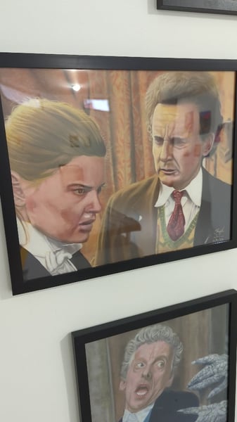 Image of Pastel drawing by Joseph Silver - Dr.Who #2