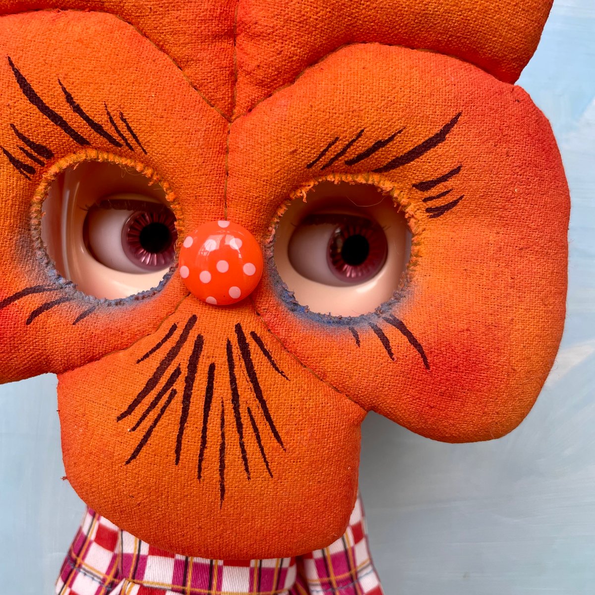 Image of Orange Pansy Blythe Mask