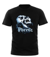 Phee6Z Logo Blk Tshirt (Blue)