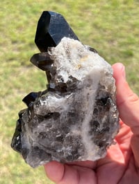 Image 9 of Smoky Quartz Crystal Points Cluster | Brazil #2970