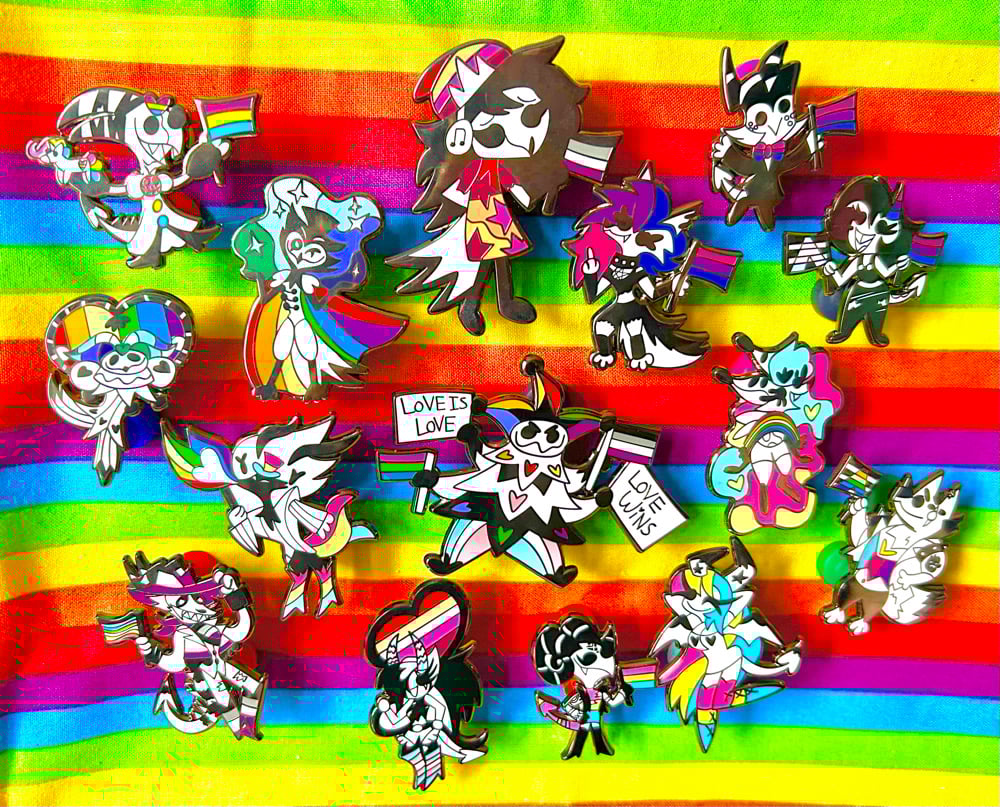 Pride Blitz Doodles Pins | Destiny Doodles