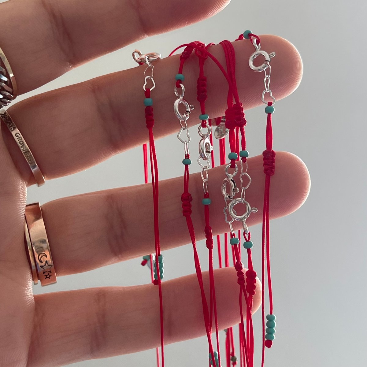 Image of heart and gemstone  necklace