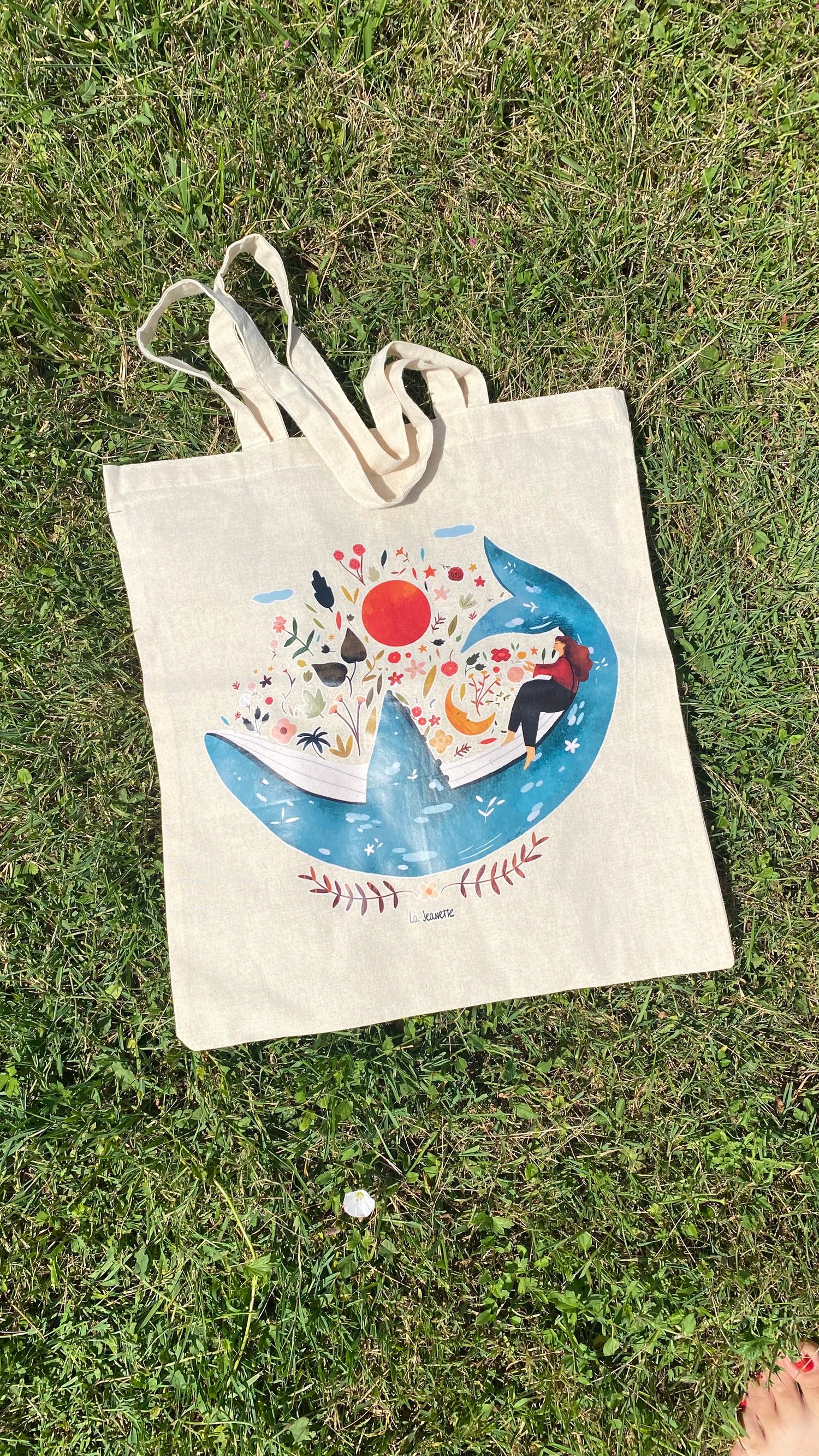 Tote bag baleine 