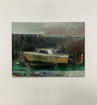 Image 3 of Painting / maleri  / "Forgotten land IV" / 30x40 cm