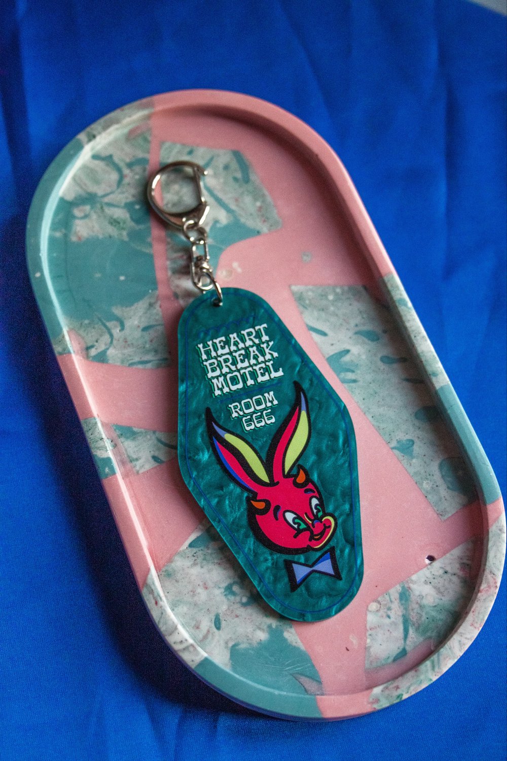 Image of Heartbreak Motel Hot Stuff Play Bunny Keytag