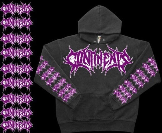 Image of Death Metal Purple Hoodie