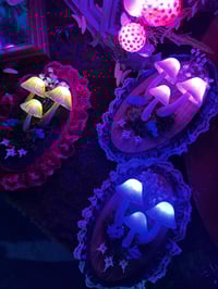 Image 3 of Mushroom wooden frame LED