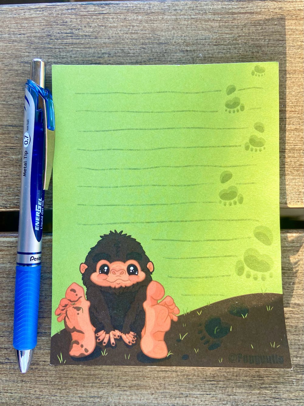 Bigfoot Notepad