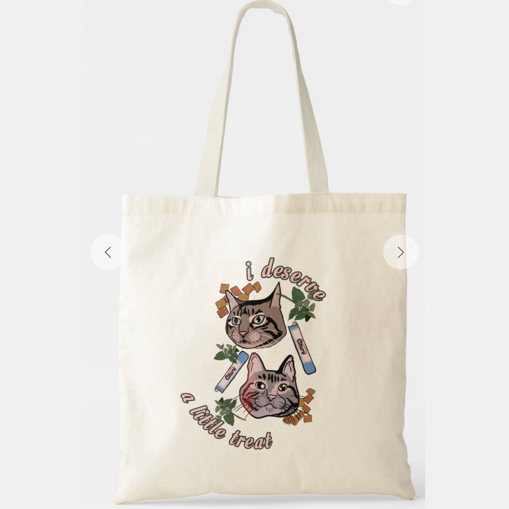 Image of Bort & His Treats tote bag