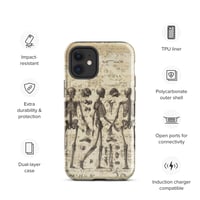 Image 5 of Gothic Aesthetic Detailed Human Skeleton Anatomy Illustration Tough Case for iPhone®