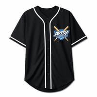 Image 2 of Artsy City Of Champs Black Baseball Jersey 