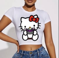 “Hello Sippy” Women’s Crop Top 