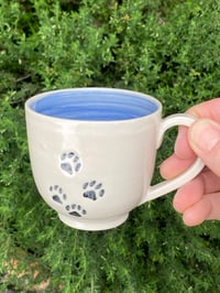 Image 3 of Paw print small mug