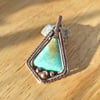 Amazonite Triangle Pendant