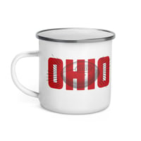 Image of OHIO FOOTBALL Enamel Mug