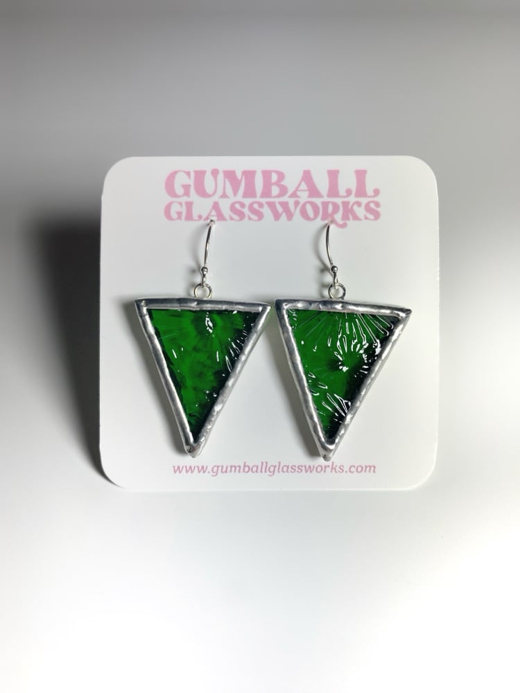 Flora Stained Glass Earrings