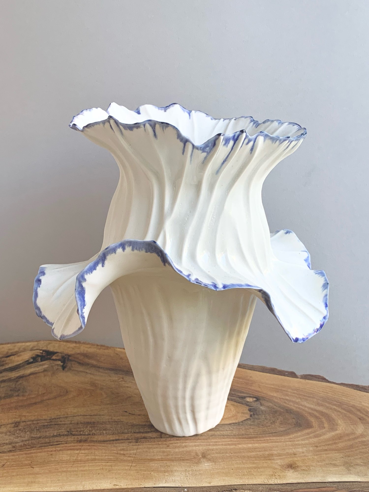 Image of Porcelain Seaflower Sculpture 
