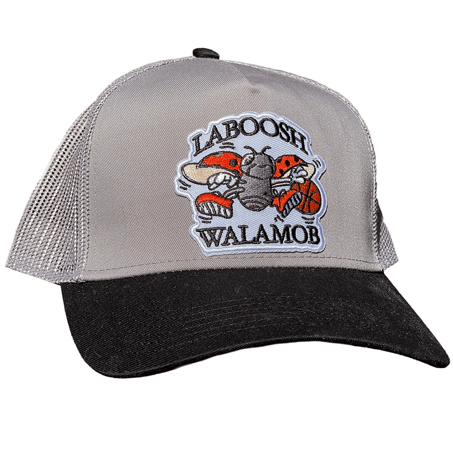 Image of Grey LABOOSH X WALAMOB draft cap