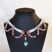 Image 1 of Pink & Black “Princess” Choker