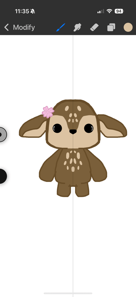 Image of custom fawn baby