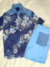 Image 1 of Men’s Distressed Floral Set