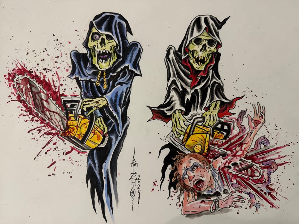 Image of Tim Lehi “Reapers & Wolves #149” Original Art