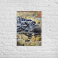 Image 4 of Alligator in River Poster