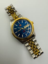 Image 7 of Rado Purple Horse Day Date Blue Dial 2/Tone Automatic Men’s Watch