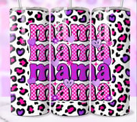 Pink & purple mama 20oz tumbler