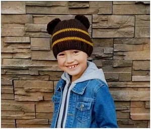 Image of Little Bear Winter Hat Knitting Pattern