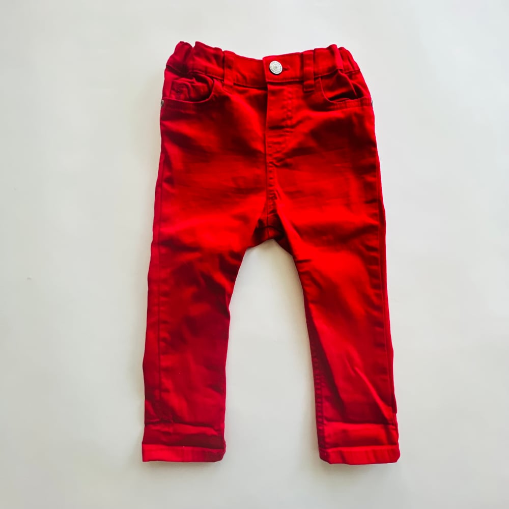 Image of H&M RED JEANS